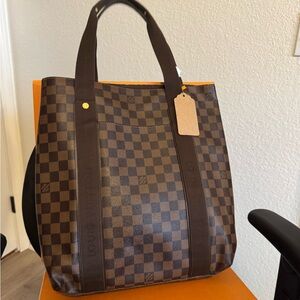 🔥SEND OFFER🔥Louis Vuitton Dark Brown Checkered Men's Bag